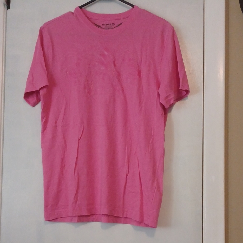 Express Vibrant Pink Men's Short Sleeve Tee